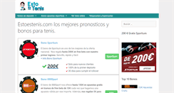 Desktop Screenshot of estoestenis.com